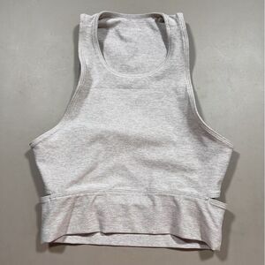 Outdoor Voices Women's Slashback Crop Top Sports Bra Size XS‎ Taupe